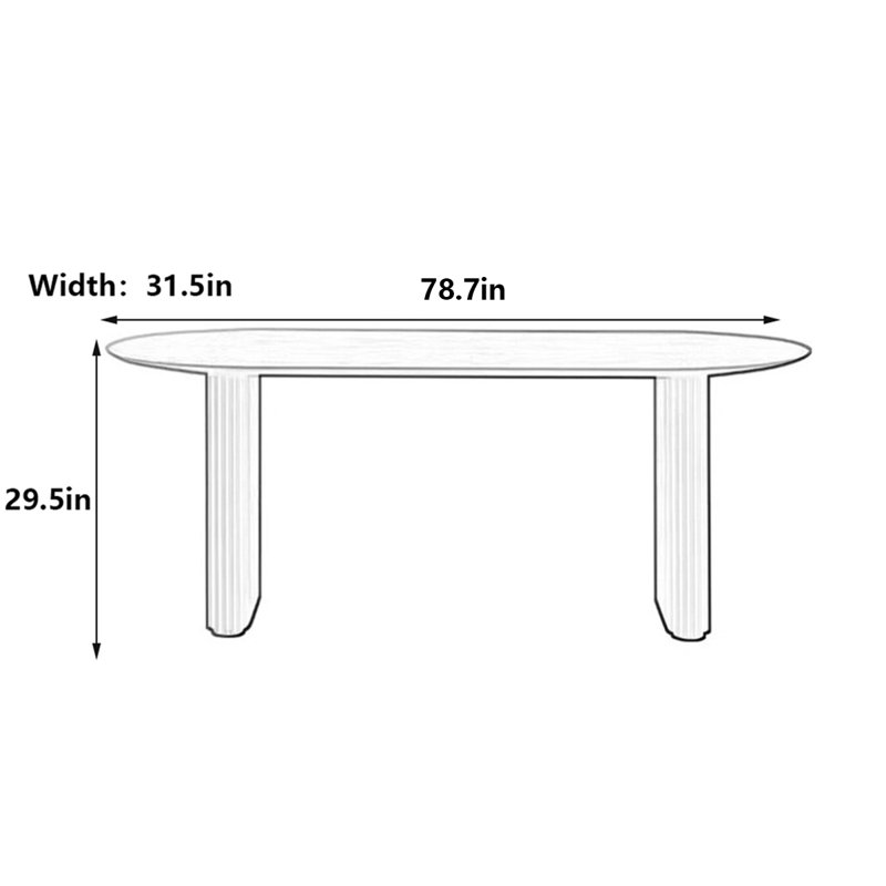 Roul, 29.5"H x 78.7"L x 31.5"W