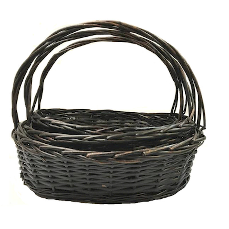 Bayou Breeze Solid Wood Decorative Basket