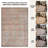 GLN Rugs Traditional Collection - Machine Washable Area Rug, Traditional Washable Rug, Non Slip Washable Rug, Low Pile Chenille Living Room Rug, Bedroom Rug, Kitchen Rug (Multicolor Rug)-1936234586