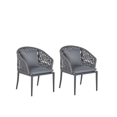 Outdoor Patio Dining Armchair with Cushion