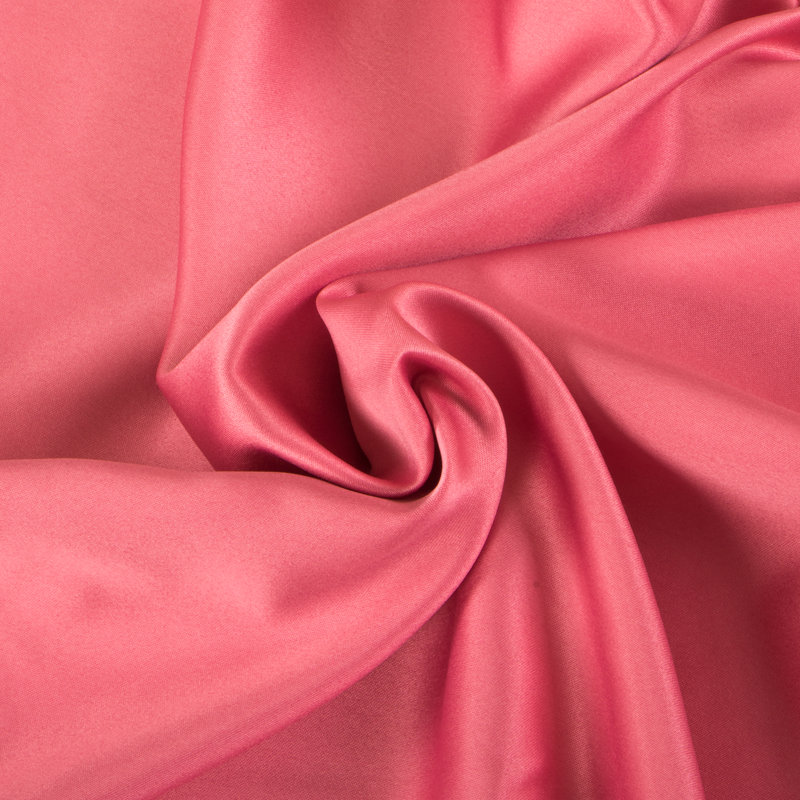 Satin - Set of 2, Standard, Coral Pink