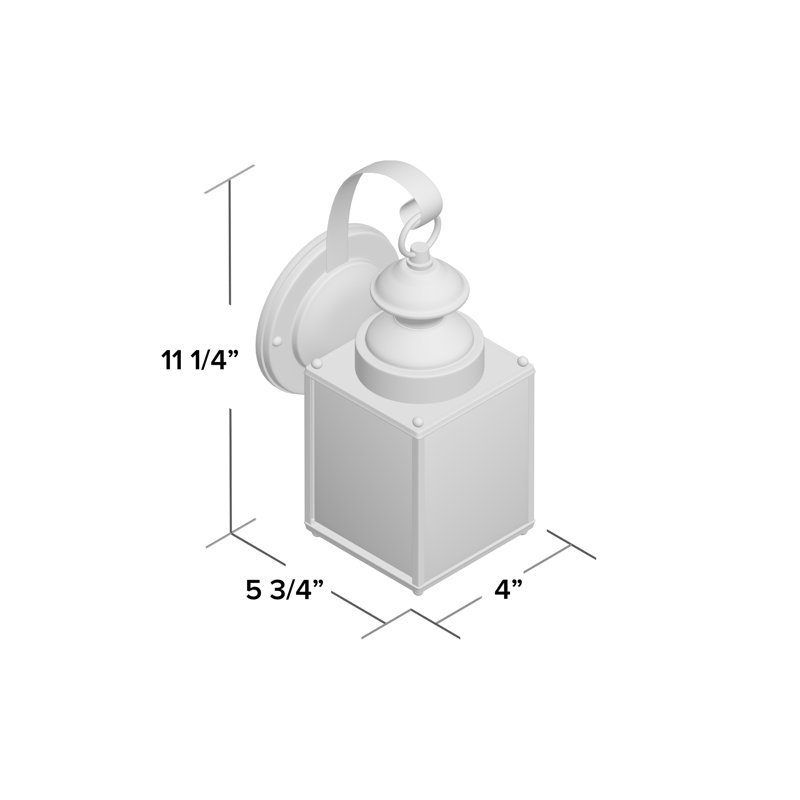 Tiernan Aluminum Wall Light, Antique Bronze