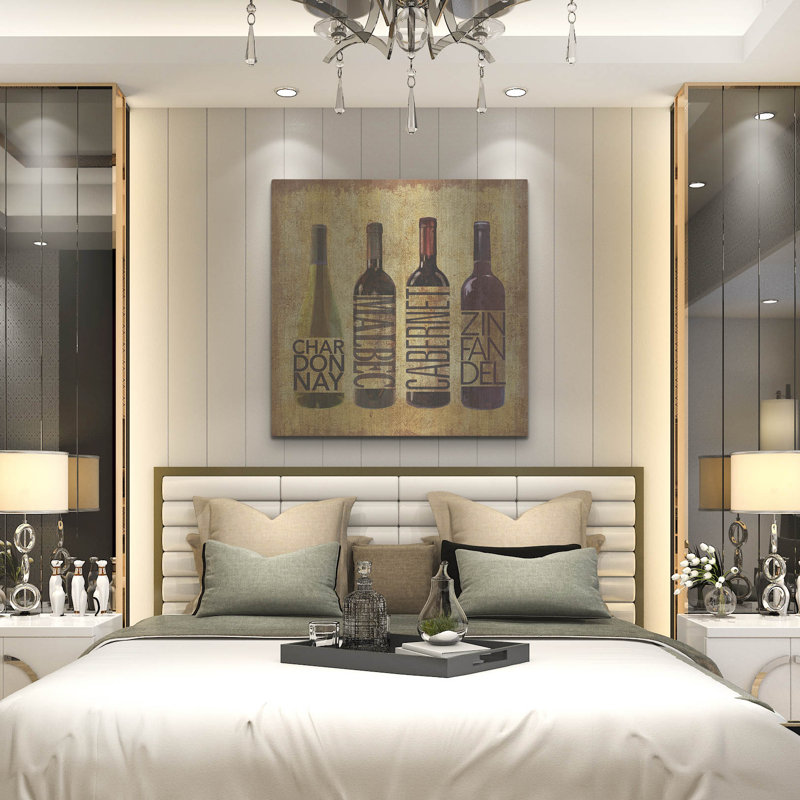 Winston Porter «The Wine Up 2» par Art Licensing Studio, art mural en métal, H 36 po x l 36 po
