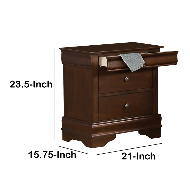 Table de chevet 2 tiroirs Ludlow