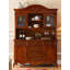 American-Style All-Solid Wood Pantry, Integrated Wall-To-Wall Household Storage Sideboard.