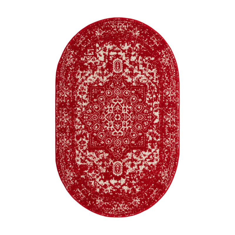 Oriental Indoor Rug, Oval 3'3" x 5'3"