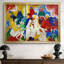 Improvisation 6 (africain) - Wassily Kandinsky - Toile tendue avec châssis, 1909-308539854-308539893-308539894
