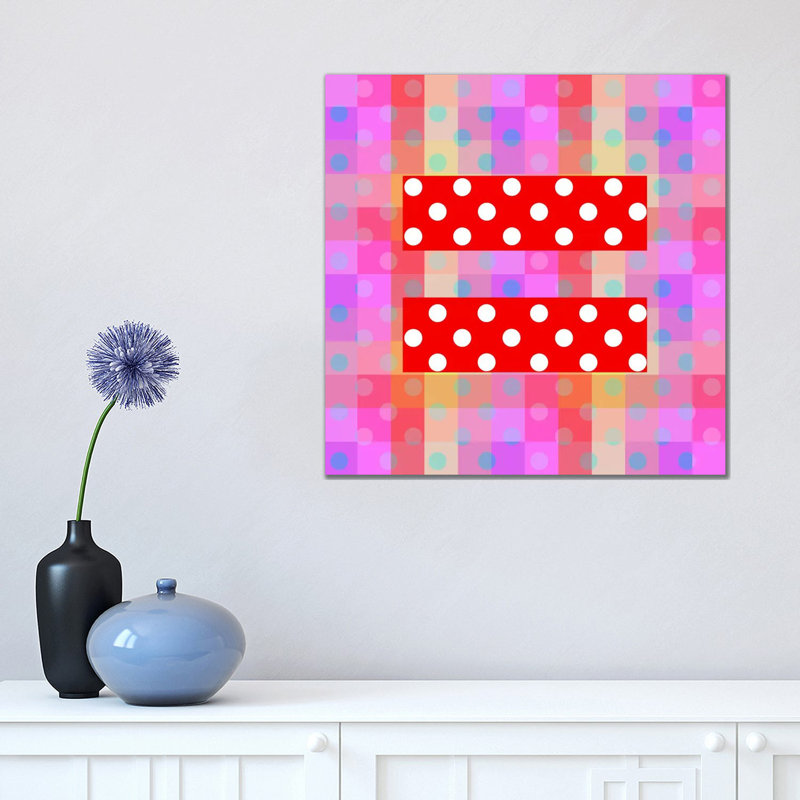 Lgbt Human Rights And Equality Flag (Polka Dots) I by ICanvas - Wrapped Canvas Gallery-Wrapped Canvas Giclée