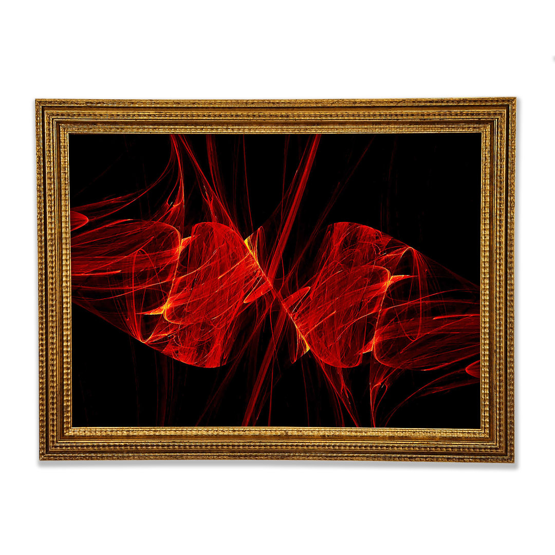 Gerahmtes Wandbild Red Emergance