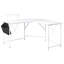 L-Shaped Metal Base Computer Desk-1099458708