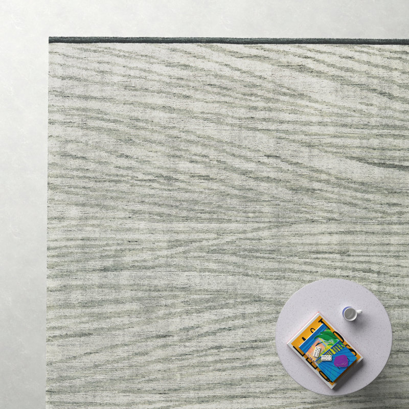 Tapis ivoire / gris / vert Westergard, Rectangle 9 pi x 12 pi