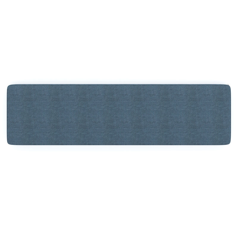 Indoor/Outdoor Sunbrella® Seat Cushion, Spectrum Denim Sunbrella®, 44" W x 18" D