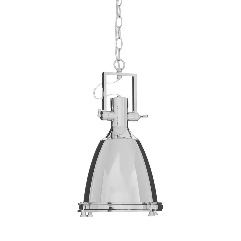 Addison 1 - Light Chrome Cone Pendant