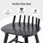 Alvie Solid Wood Cross Back Side Chair-99057958