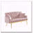 Pink 2 Seater Sofa-1200736198