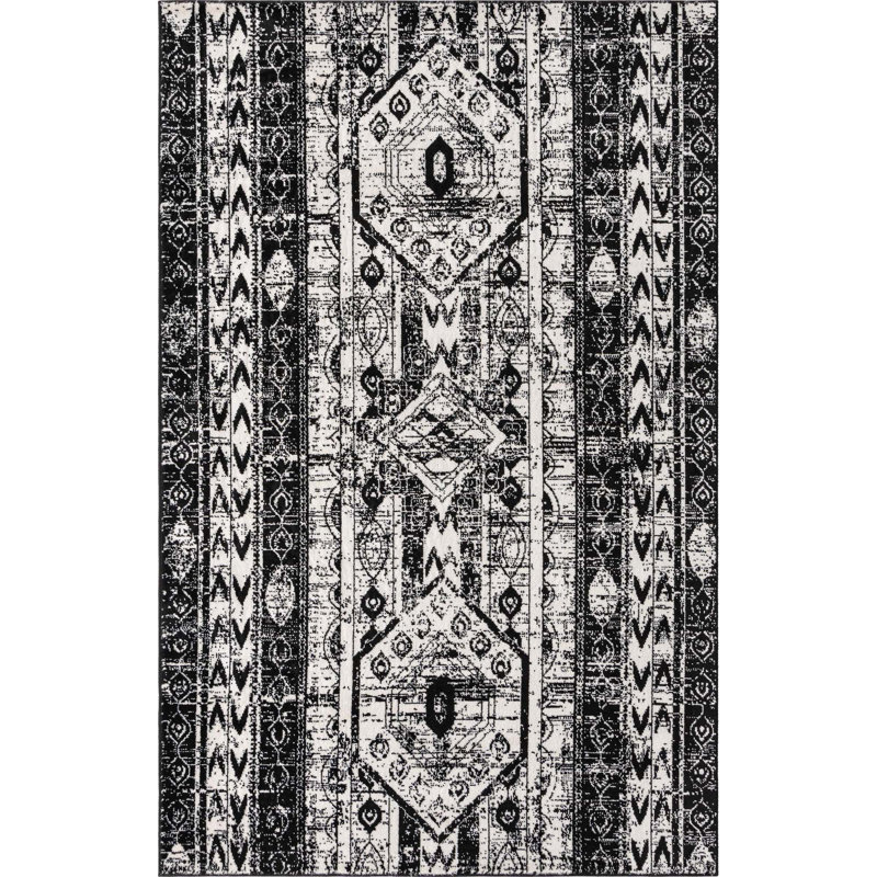 Ibaad Geometric Indoor Rug, Rectangle 5'3" x 8'