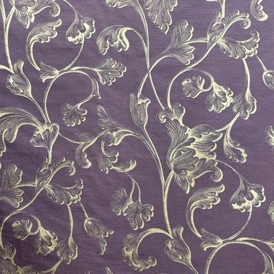 Stolvi Fabric | Floral Print Jacquard Silk Fabric | Drapery & Curtain Fabric