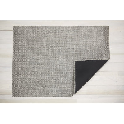 Basketweave Vinyl Indoor / Outdoor Area Rug