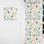 Motif à pois multicolore vibrant II - rideau abstrait - rideau obscurcissant - 1 panneau-107595106