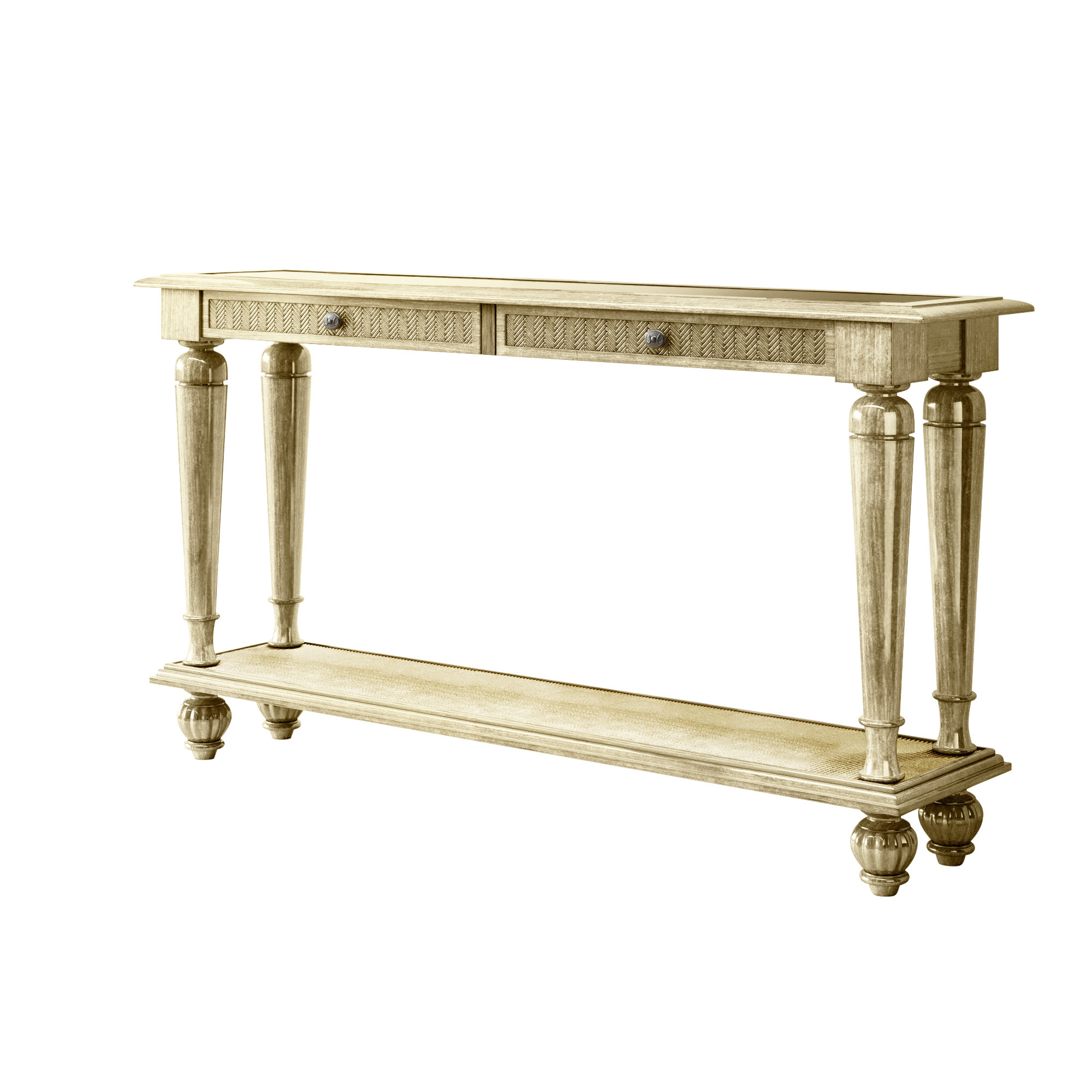 Vivian Regency Gold Metal 3 Tier Black Wood Wall Shelf - Small