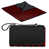 Black/Dark Red