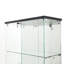 Led - Vitrine améliorée en verre trempé noir, avec fonction de détection et serrure, pour espace de vie principal, 62,96 po de hauteur, installation facile, largeur de 13,23 po, couloir approprié-562478064-562478069