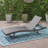 1PC Patio Weather Resistant PE Wicker Chaise Lounge With Adjustable Seat Back For Outdoor Comfort And Modern Style-1979759141-1979759142