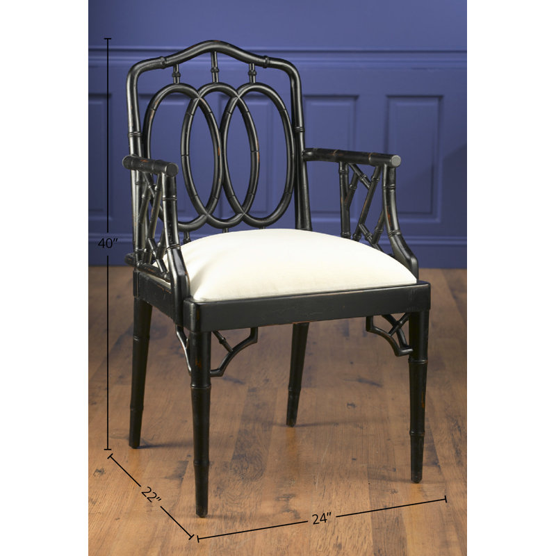 Courey Mahogany Dining Chair, Black
