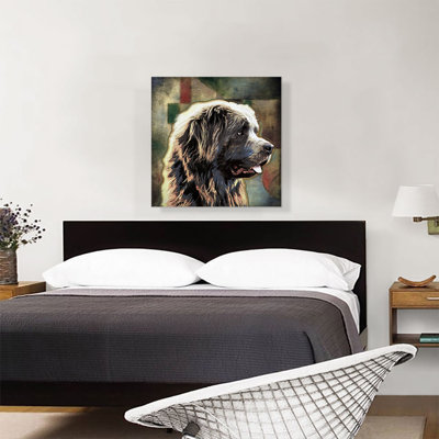" Newfoundland Dog Breed " Painting Print