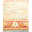 Tapis bleu clair noué à la main de conception unique 8 x 10 Samata