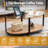 Hanshaw Glass Top Coffee Table