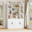 Bibliothèque de rangement H 74,8 po avec 10 tablettes ouvertes-954891148