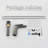 Single-handle Bathroom Faucet with Drain Assembly-139459924