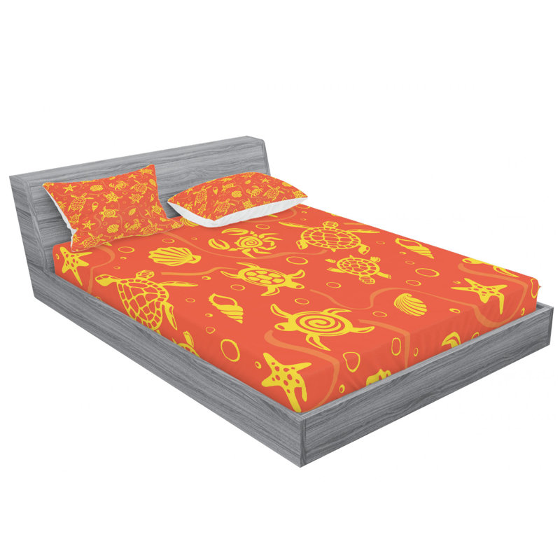 Microfiber Sheet Set, Queen Sheet Set + Fitted Sheet + 2 Pillowcases