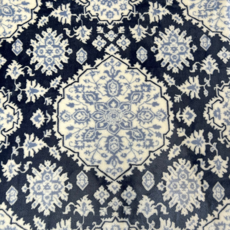Jeté en velours surdimensionné 60 po x 70 po Medallion, Capri Medallion