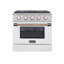 Cuisinière à double carburant autoportante 30 po 4,2 pieds cubes Pro-Style-87133192-87378937