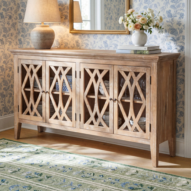 Myles 80" Solid Wood Sideboard, Dogwood