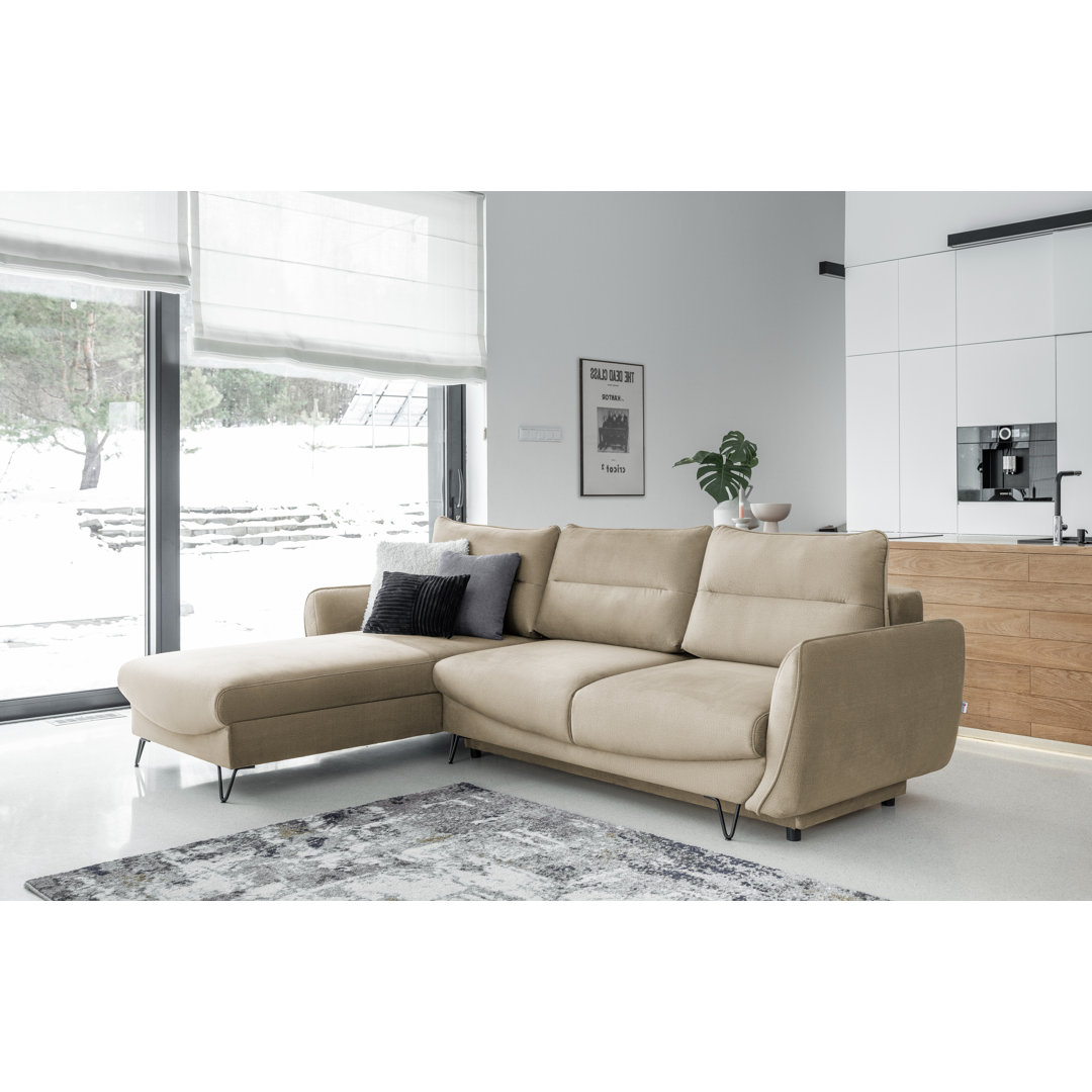 Ecksofa Stormstown mit Bettfunktion