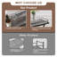 Chariot-bar de cuisine de style industriel