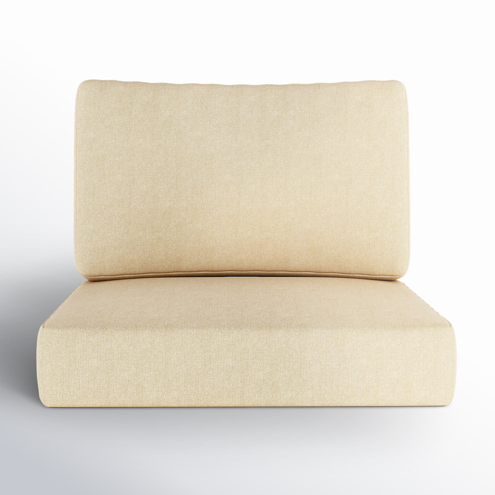 Lani Outdoor Sunbrella Seat/Back Cushion, Canvas Canvas Sunbrella® Canvas