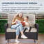 Ensemble de conversation de patio extérieur en résine tressée de 5 pièces, résistant aux intempéries, avec chaises pivotantes-2067531058-2067531063