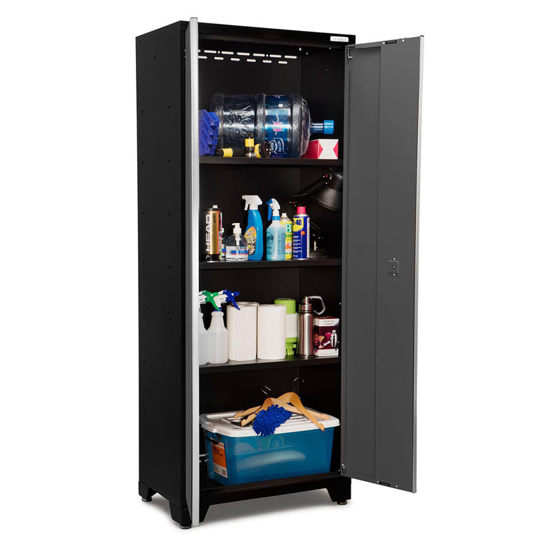 Bold Series 7 Piece Complete Garage Storage System, Gray, No, Bamboo
