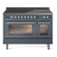 Cuisinière à induction ILVE Professional Plus II Series 48 po avec 6 éléments à induction (porte en verre)