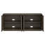 Alasha 68" Wide Rectangular Fluted Buffet Table-523406419