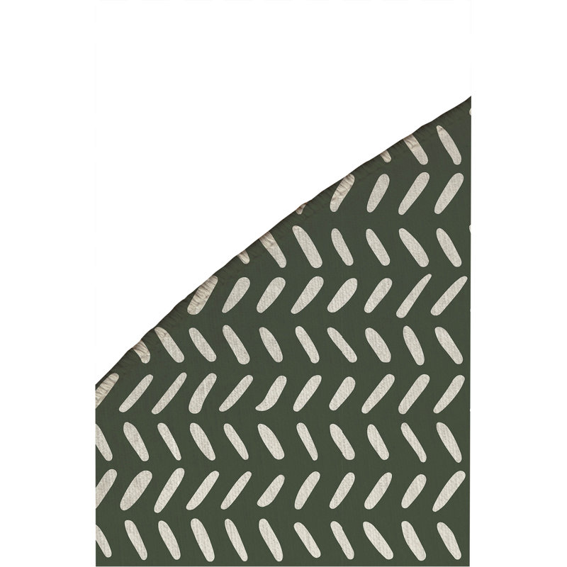 Dream Splat Non-Slip Outdoor Rug, Round 5'