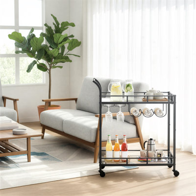 Aarnav Metal Bar Cart
