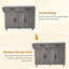 129 cm W Kitchen Island with-1840145126