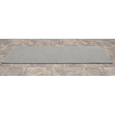 Viridian Nylon Bath Rug with Non-Slip Backing