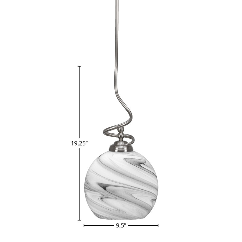 Luminaire suspendu Capri Capri, Nickel brossé