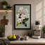 White Bloom Botanical - Wrapped Canvas-192260329-192260322
